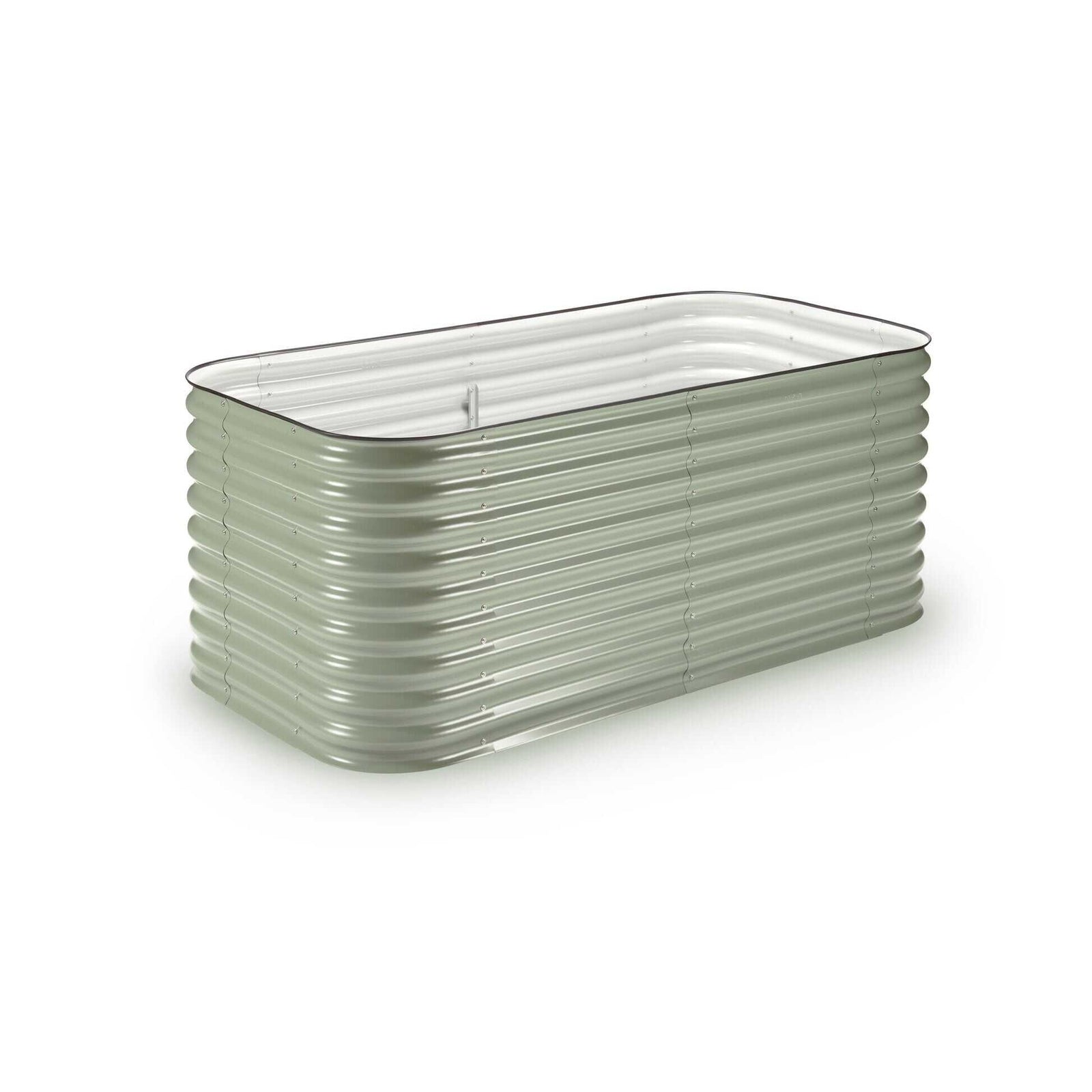 Medium Modular Metal Raised Garden Bed Kit - 29” Extra Tall Raised Garden Beds Epic Gardening Mist Green