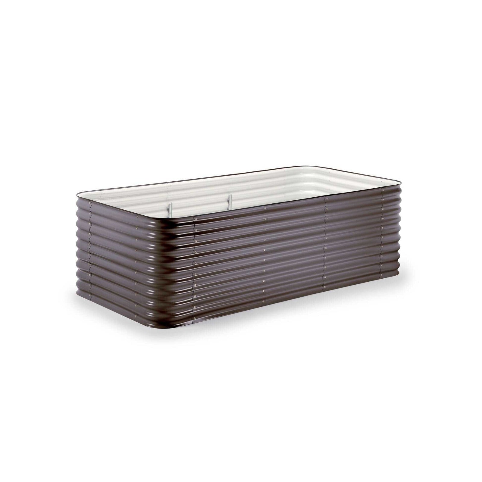 Large Modular Metal Raised Garden Bed Kit - 29” Extra Tall Raised Garden Beds Epic Gardening Slate Grey