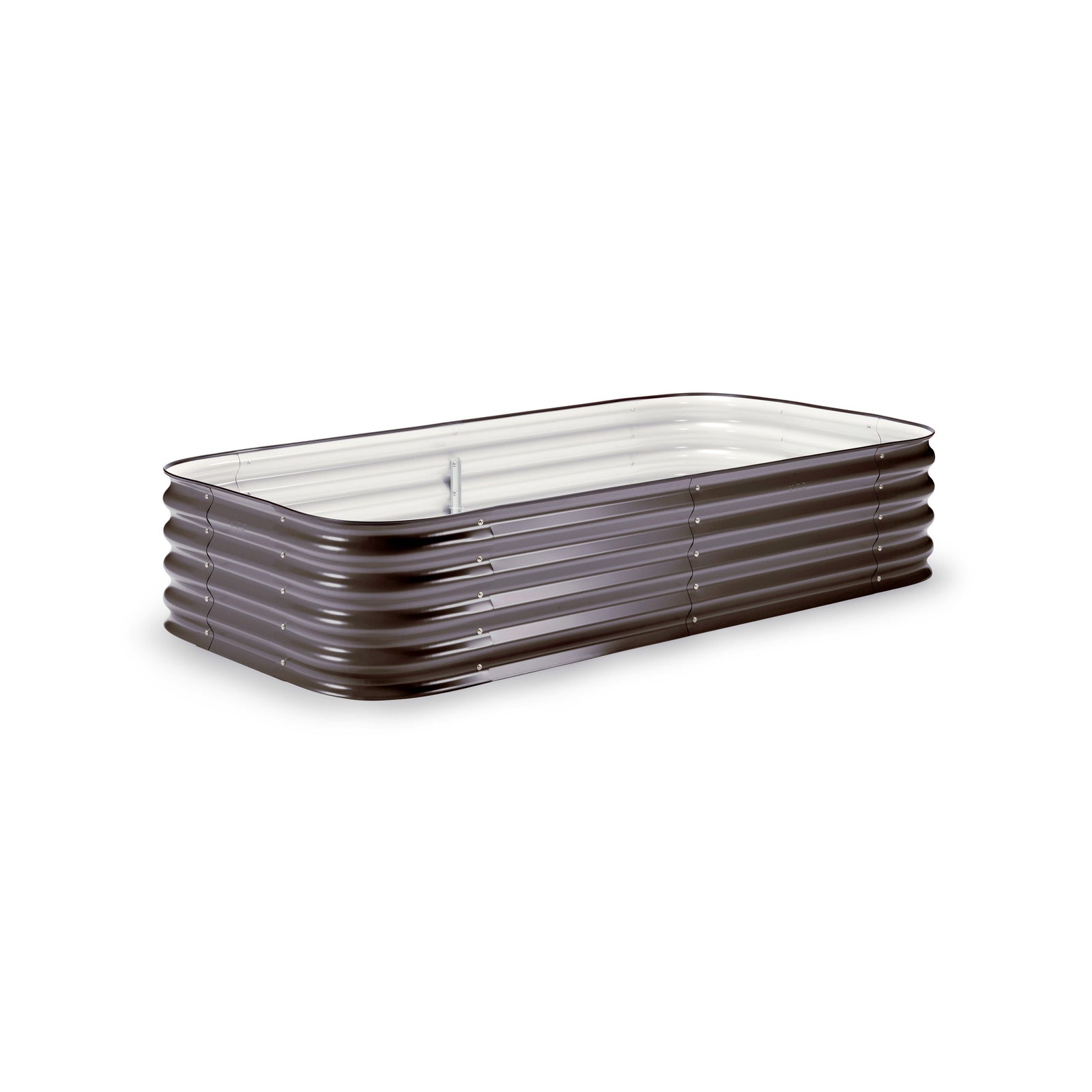 Medium Modular Metal Raised Garden Bed Kit - 15” Tall Raised Garden Beds Epic Gardening Slate Grey