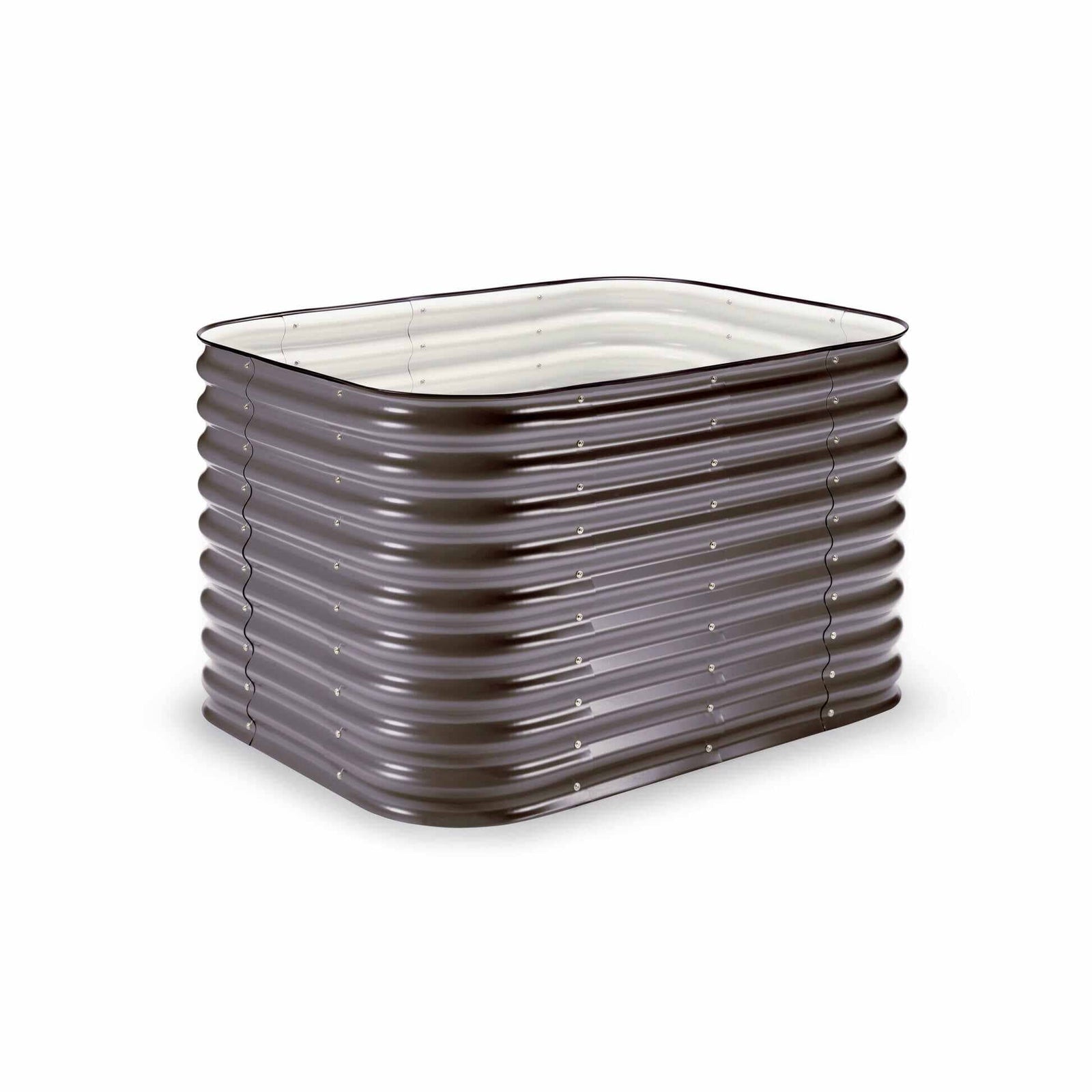 Small Modular Metal Raised Garden Bed Kit - 29” Extra Tall Raised Garden Beds Epic Gardening Slate Grey