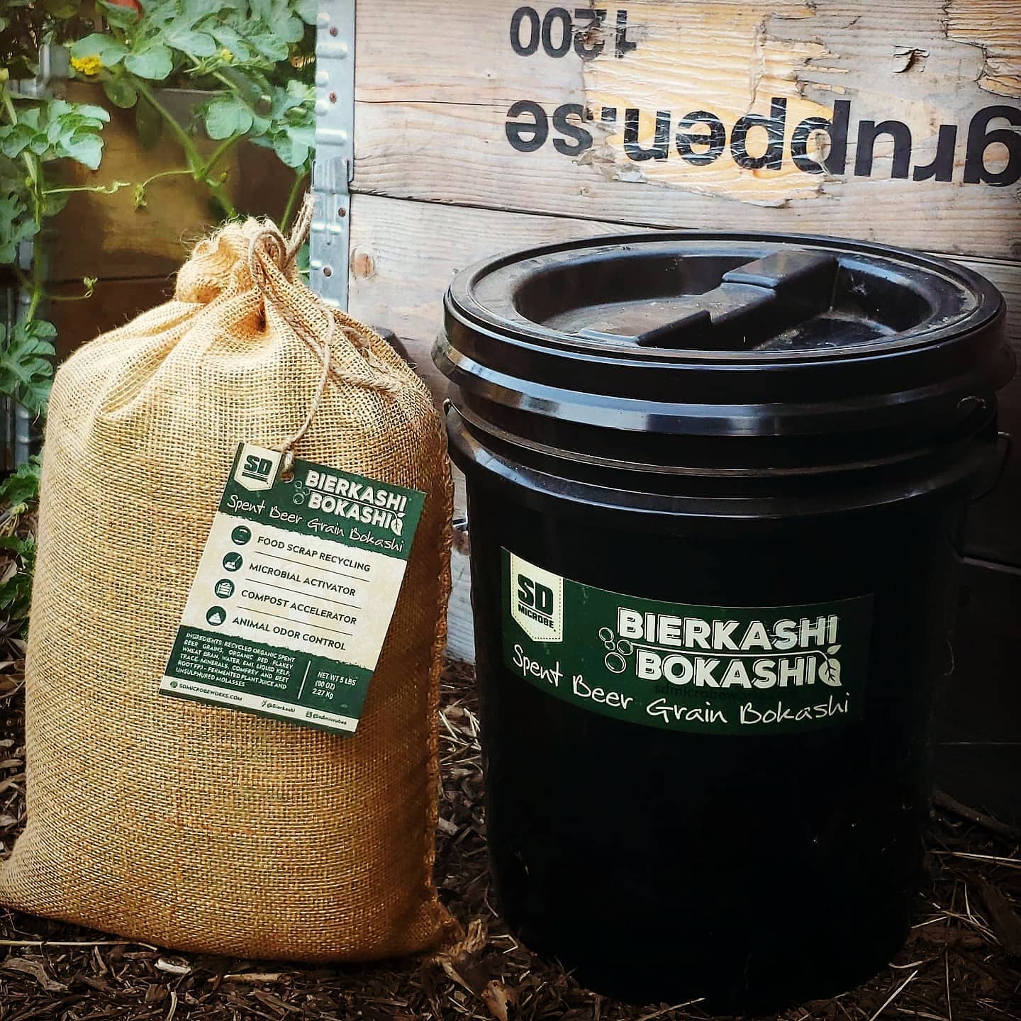 BierKashi Bokashi 5 to 50 lbs Bokashi SD Microbes
