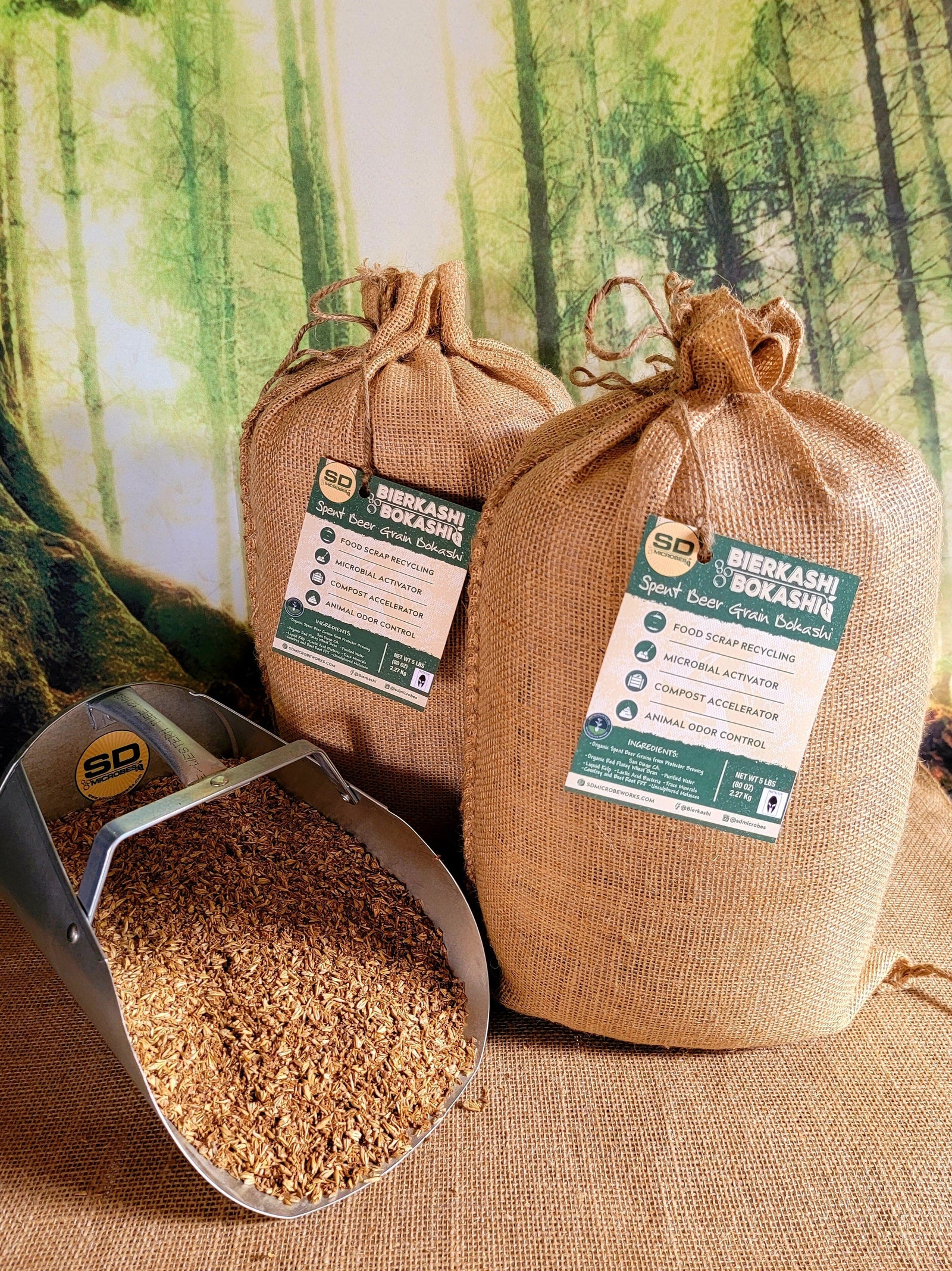 BierKashi Bokashi 5 to 50 lbs Bokashi SD Microbes