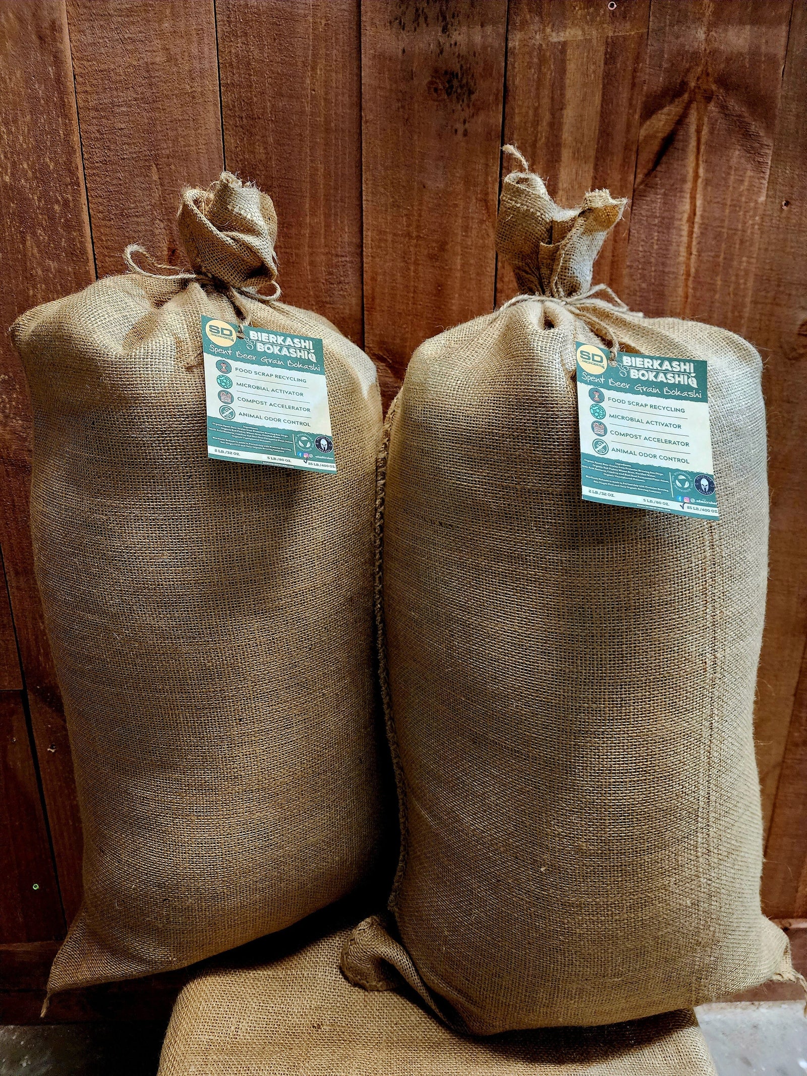 BierKashi Bokashi 5 to 50 lbs Bokashi SD Microbes 50 Lbs