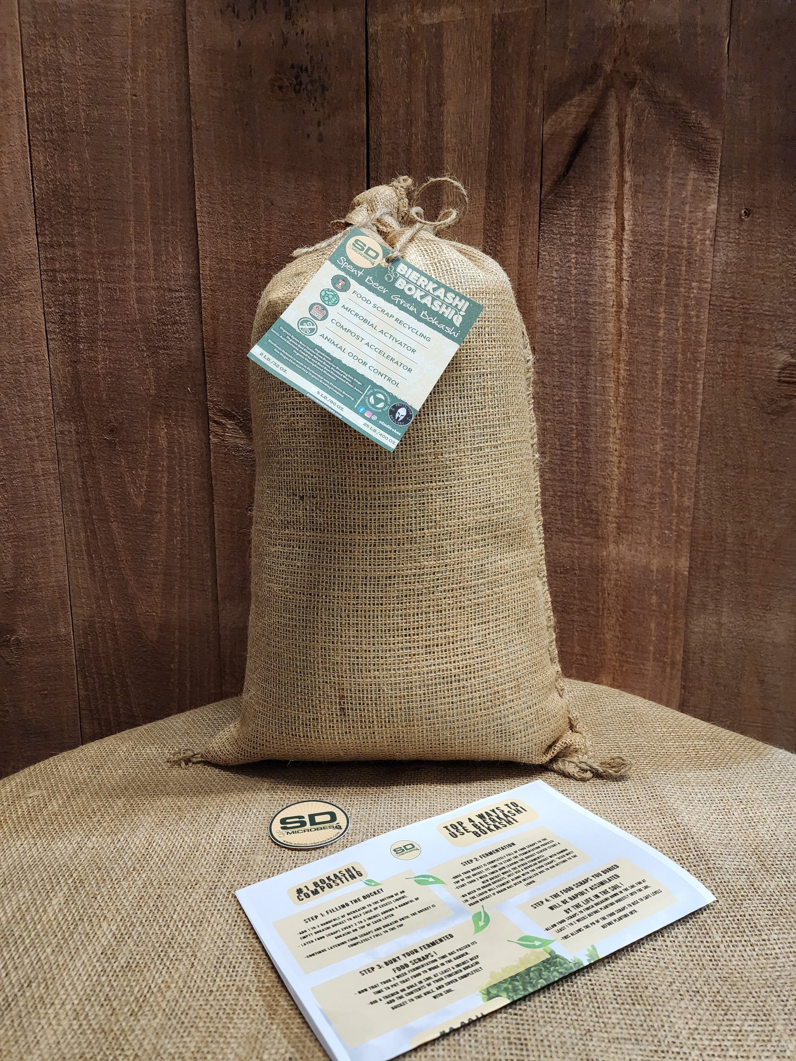 BierKashi Bokashi 5 to 50 lbs Bokashi SD Microbes 5 Lbs