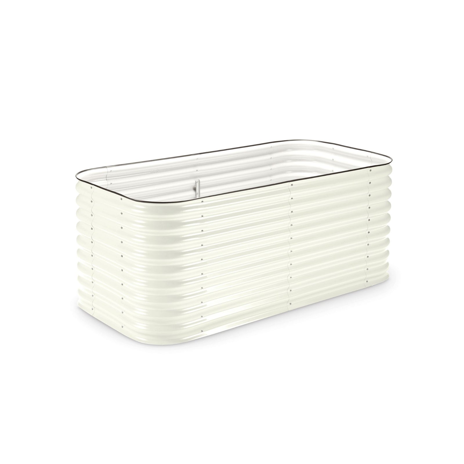 Medium Modular Metal Raised Garden Bed Kit - 29” Extra Tall Raised Garden Beds Epic Gardening Dover White