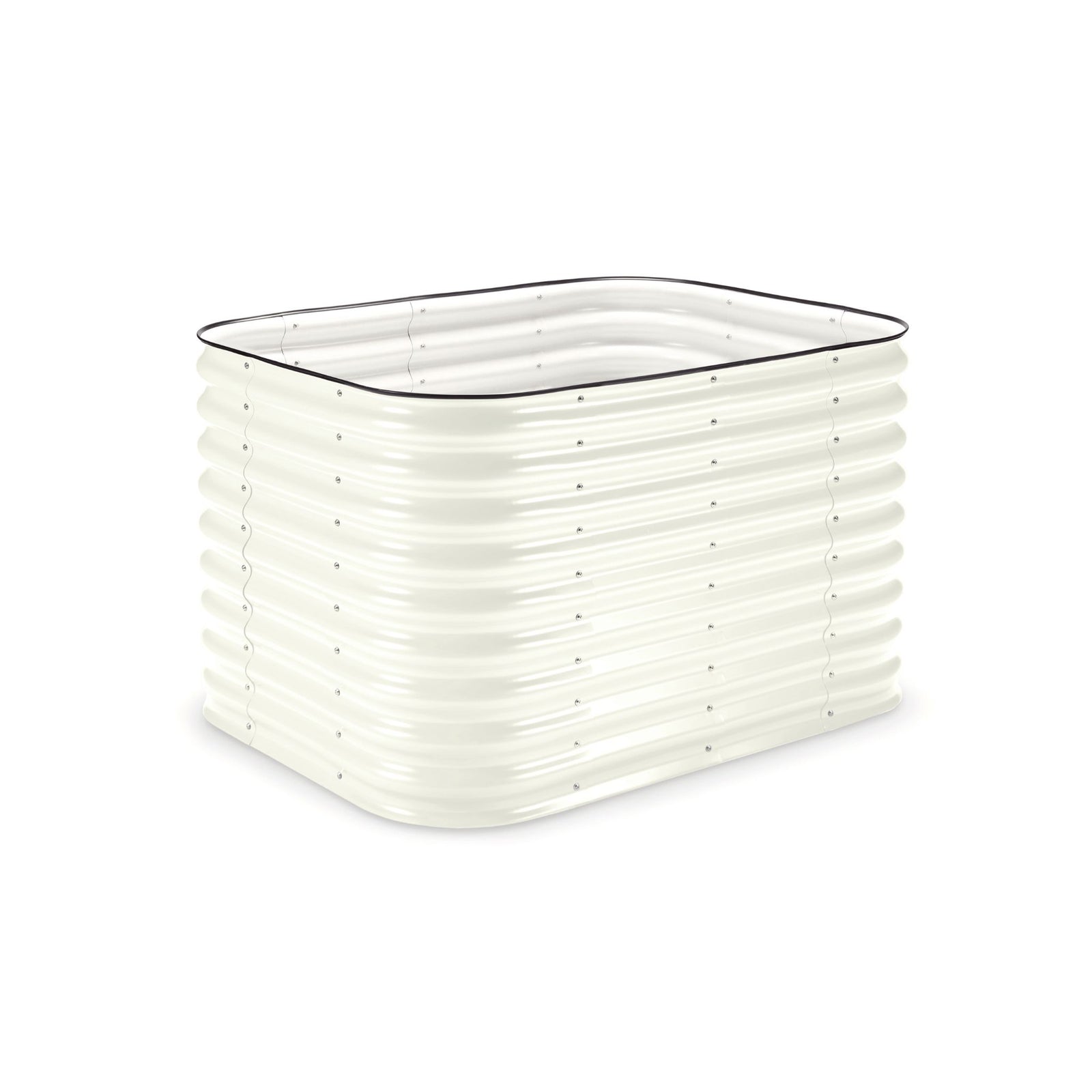 Small Modular Metal Raised Garden Bed Kit - 29” Extra Tall Raised Garden Beds Epic Gardening Dover White