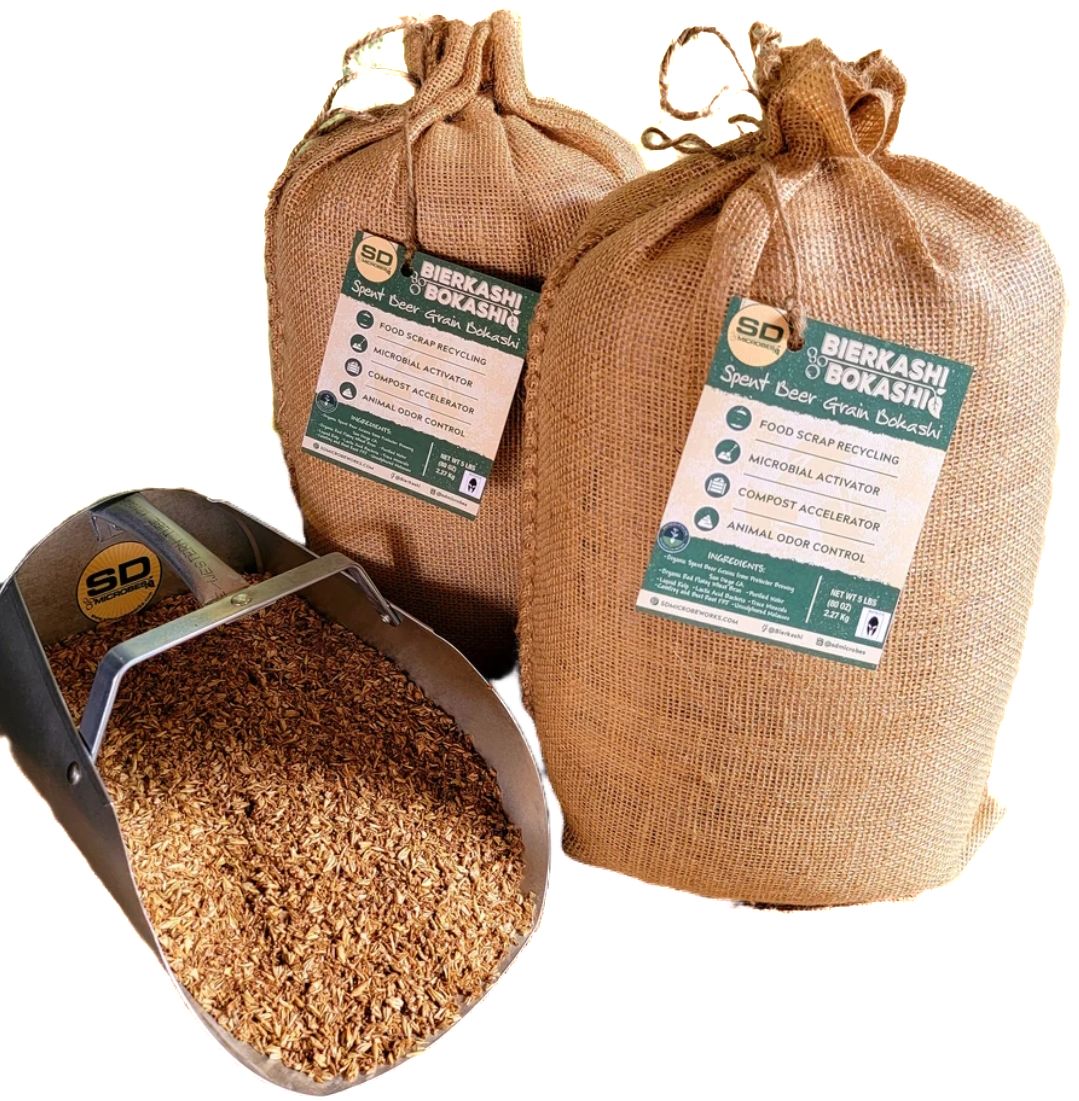 BierKashi Bokashi 5 to 50 lbs (Free Shipping) Bokashi SD Microbes