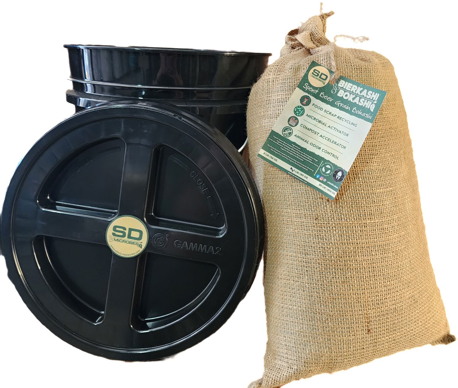 BierKashi Composting System (with BierKashi Bokashi) (Free Shipping) SD Microbes