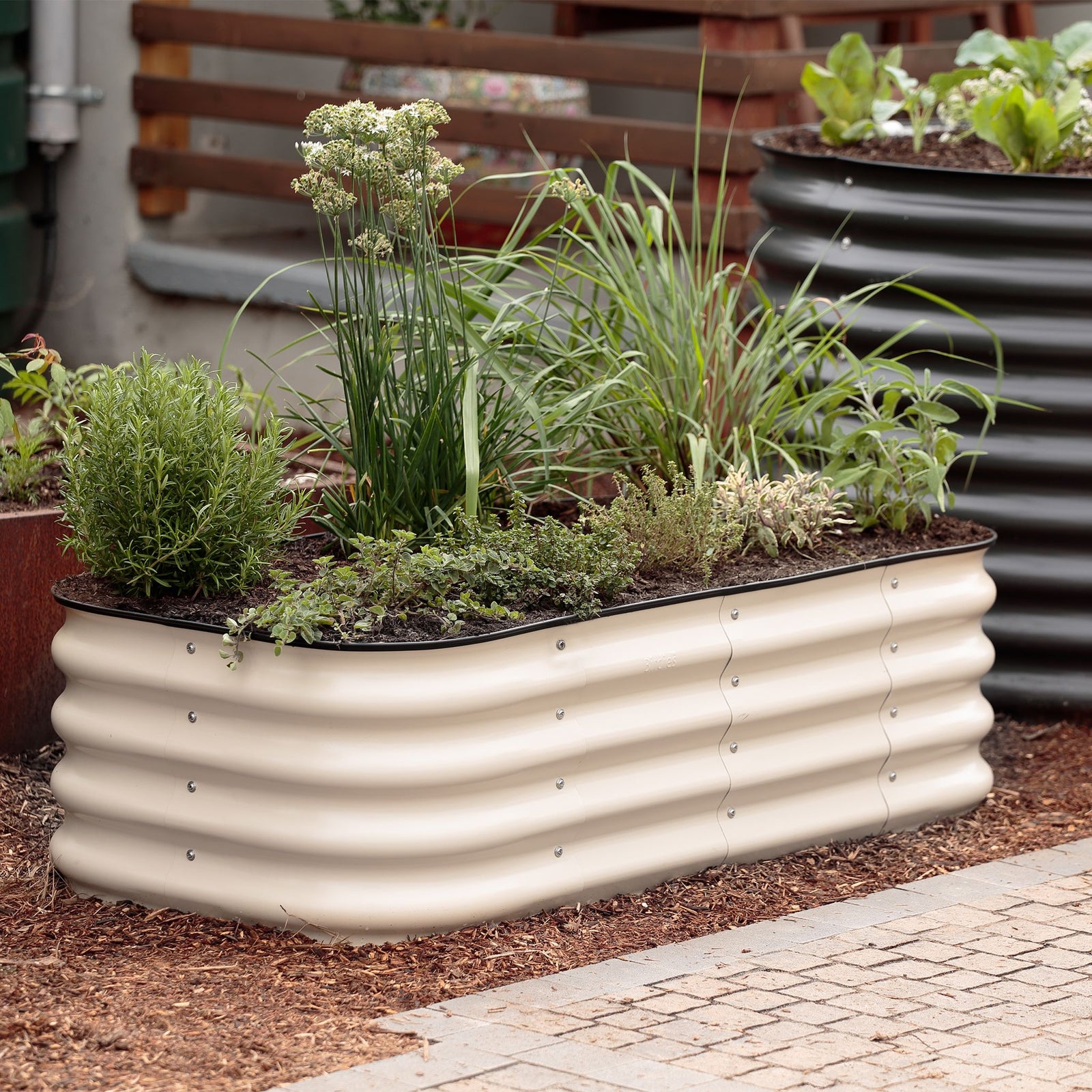 Medium Modular Metal Raised Garden Bed Kit - 15” Tall Raised Garden Beds Epic Gardening