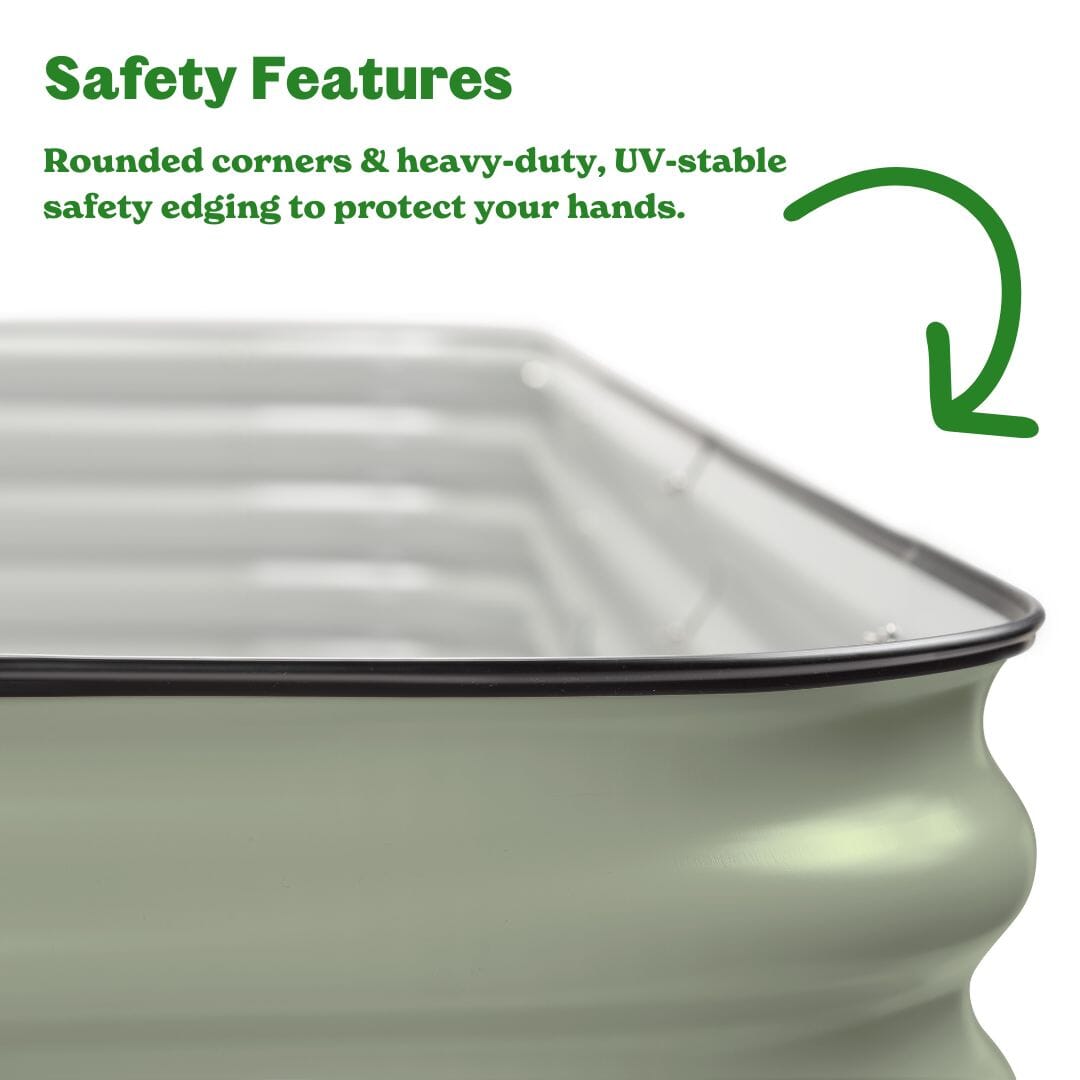 Large Modular Metal Raised Garden Bed Kit - 29” Extra Tall Raised Garden Beds Epic Gardening