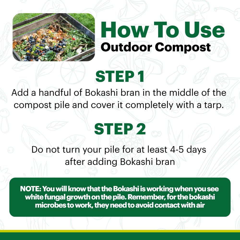 Premium Bokashi Bran Compost Starter Bokashi TeraGanix