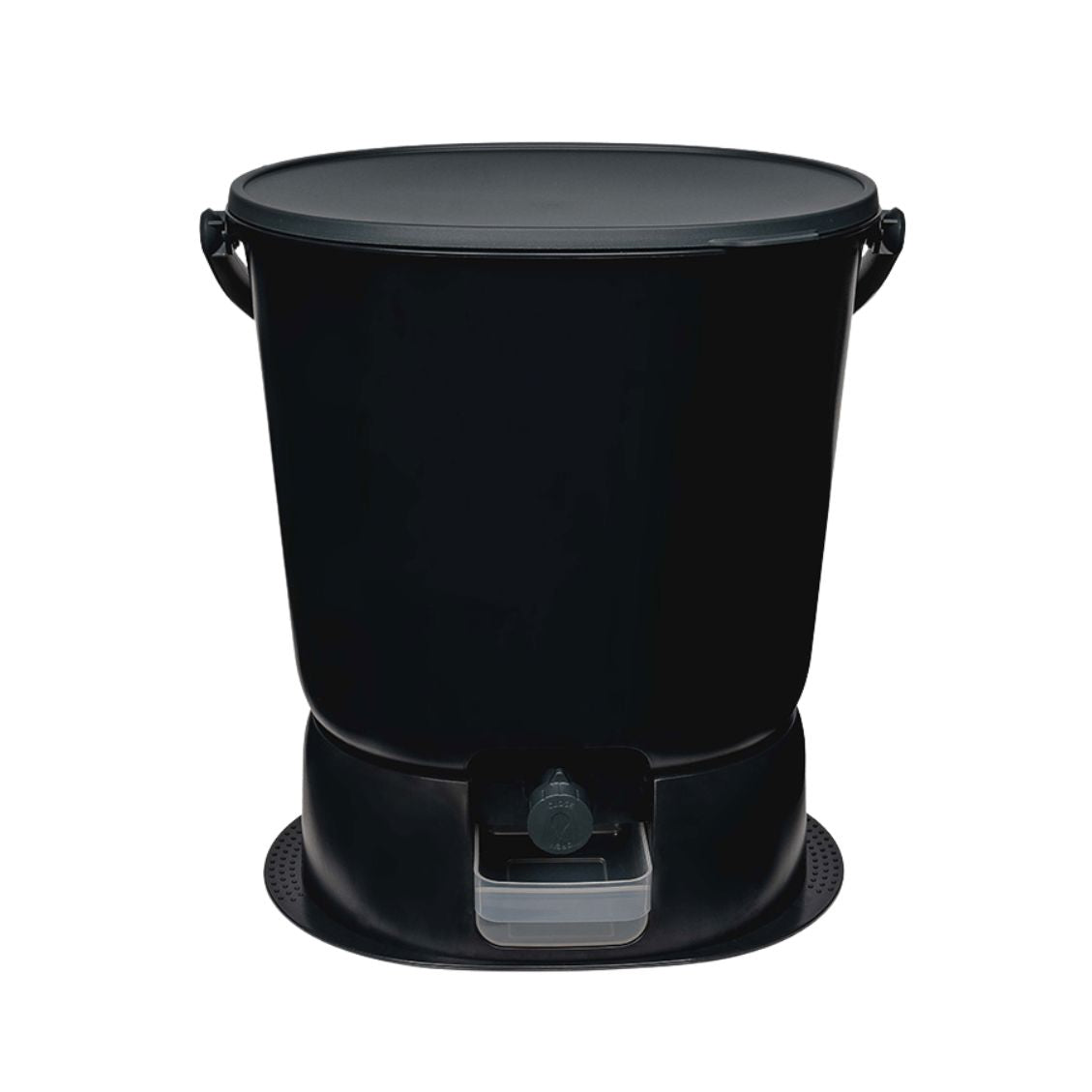 The Essential Bokashi Compost Bin Starter Kit, 4.4 gal Bokashi Compost Bin TeraGanix 1 Bucket + FREE 1 lb bag of Bokashi Black