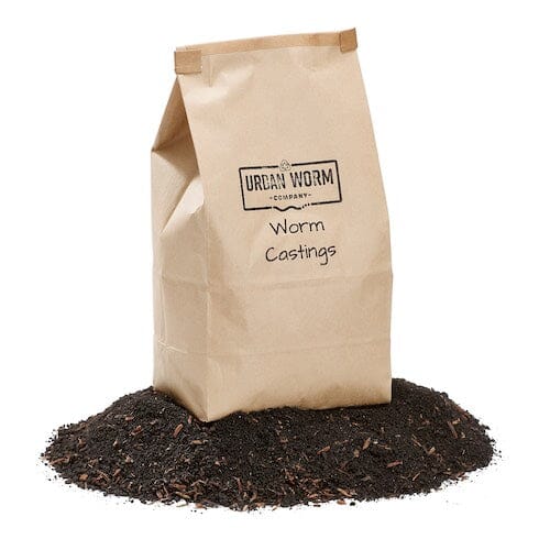 Coco Coir, Castings & Thermometer Bundle Soil Urban Worm Company