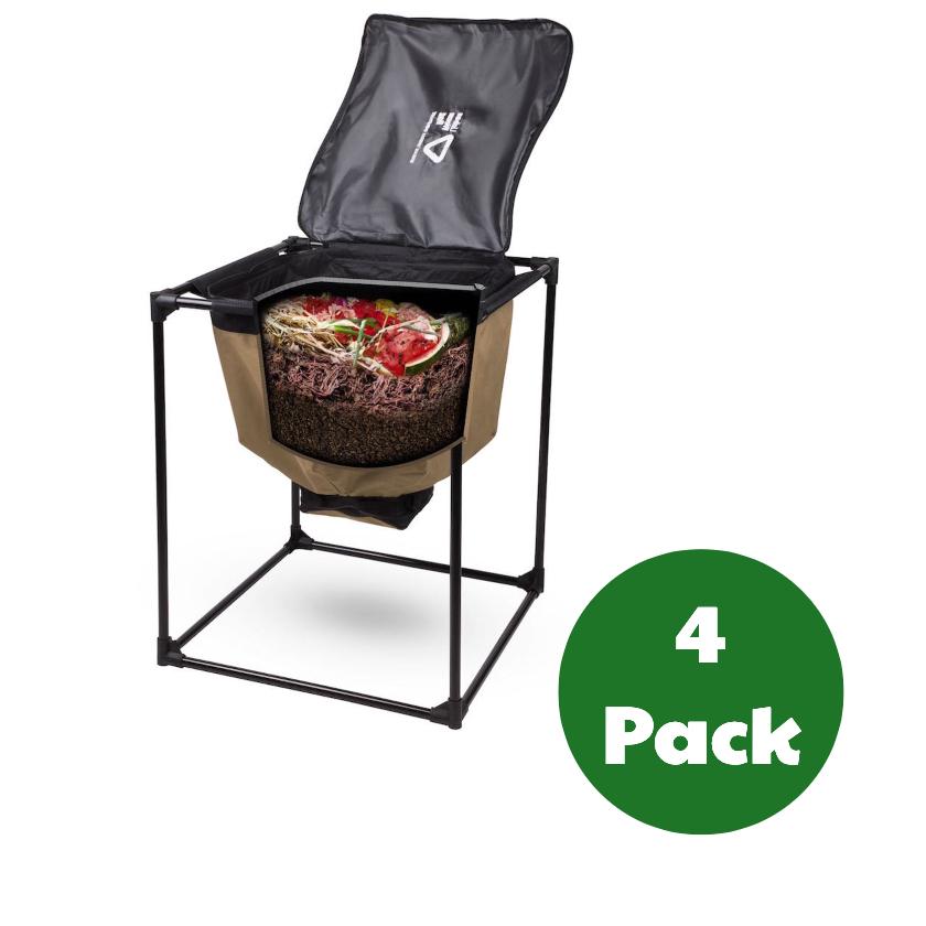 4-Pack Urban Worm Bag Version 2 Worm Bin Urban Worm Company
