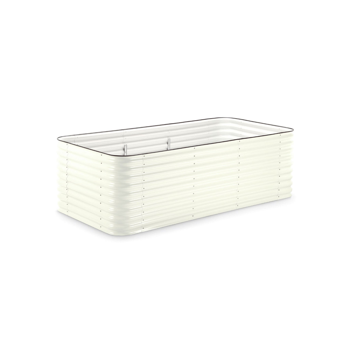 Large Modular Metal Raised Garden Bed Kit - 29” Extra Tall Raised Garden Beds Epic Gardening Dover White 