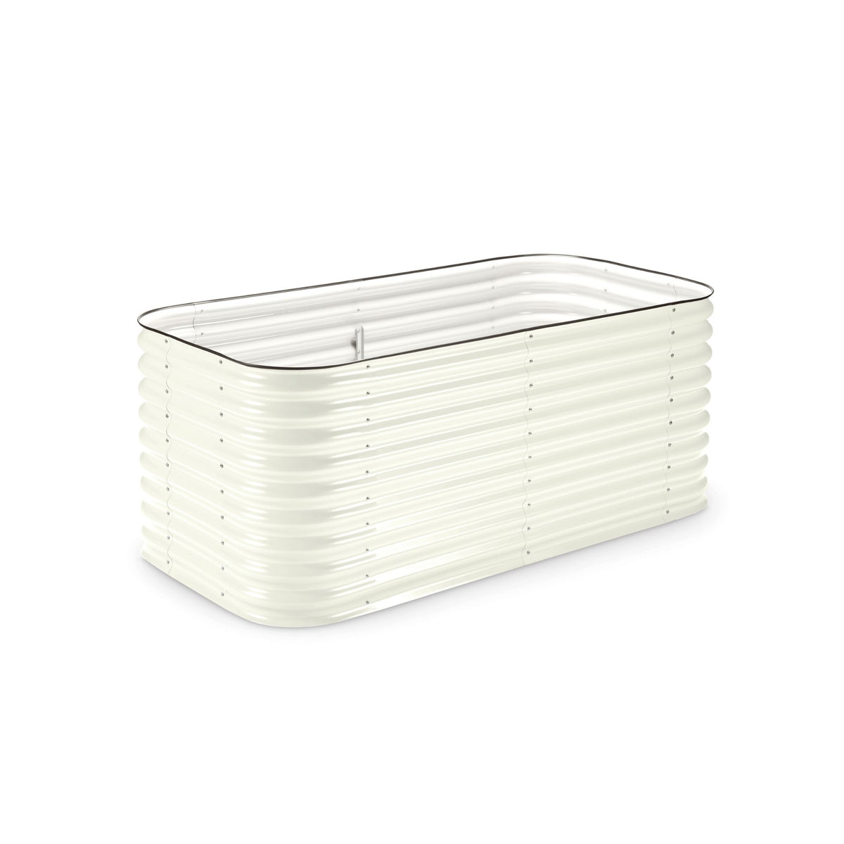 Medium Modular Metal Raised Garden Bed Kit - 29” Extra Tall Raised Garden Beds Epic Gardening Dover White 