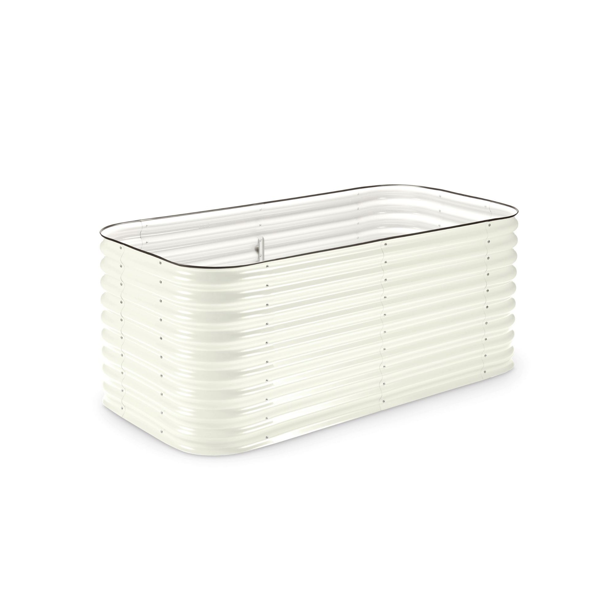 Medium Modular Metal Raised Garden Bed Kit - 29” Extra Tall Raised Garden Beds Epic Gardening Dover White 