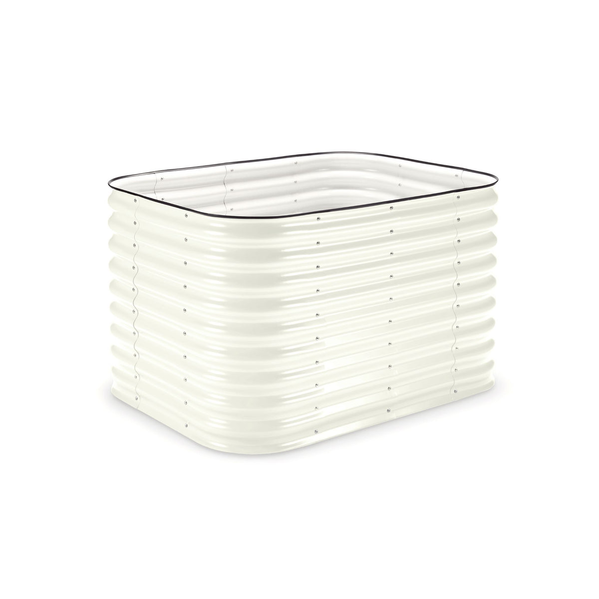 Small Modular Metal Raised Garden Bed Kit - 29” Extra Tall Raised Garden Beds Epic Gardening Dover White 