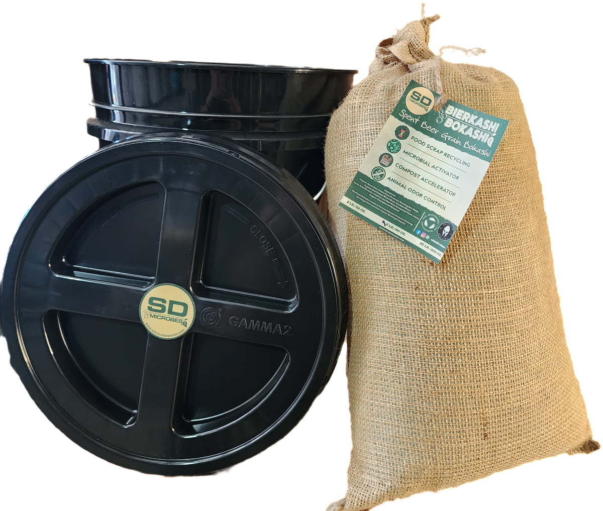 BierKashi Composting System (with BierKashi Bokashi) (Free Shipping)
