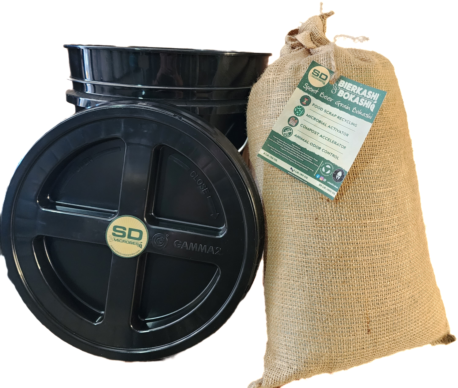 BierKashi Composting System (with BierKashi Bokashi) (Free Shipping)