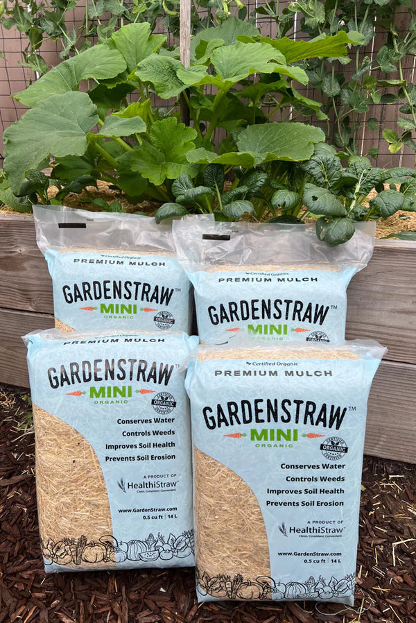 ez straw seeding mulch for vegetable garden Garden Straw - Temperature Regulating
