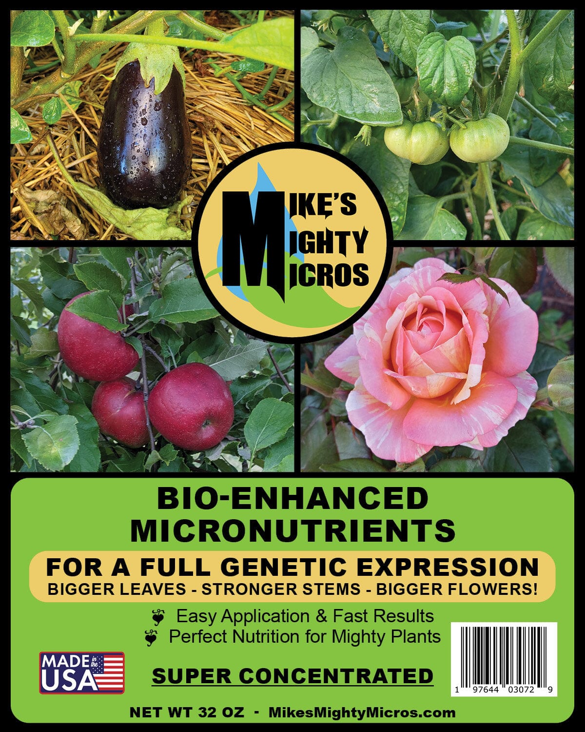 Mike&#39;s Mighty Micros Micronutrients Bio-Enhanced Super Concentrate Mikes Mighty Micros 