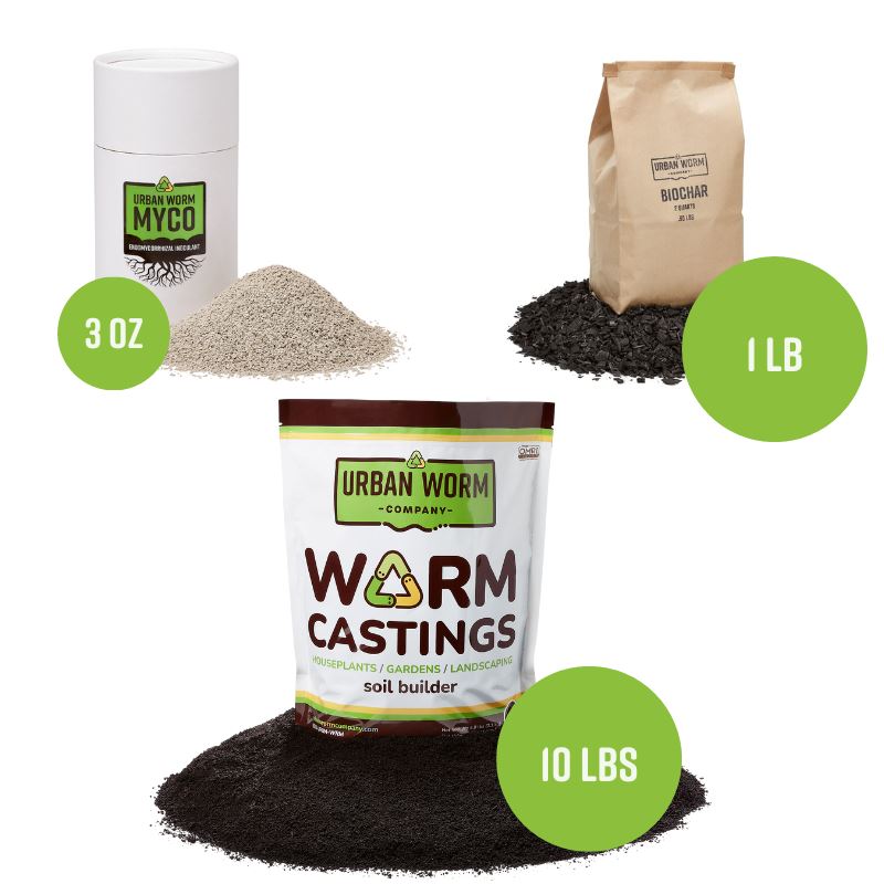 Premium Amendment Bundle Soil Urban Worm Company 