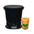 The Essential Bokashi Compost Bin Starter Kit, 4.4 gal Bokashi Compost Bin Teraganix Wholesale 1 Bucket + FREE 1 lb bag of EM® Bokashi Black 