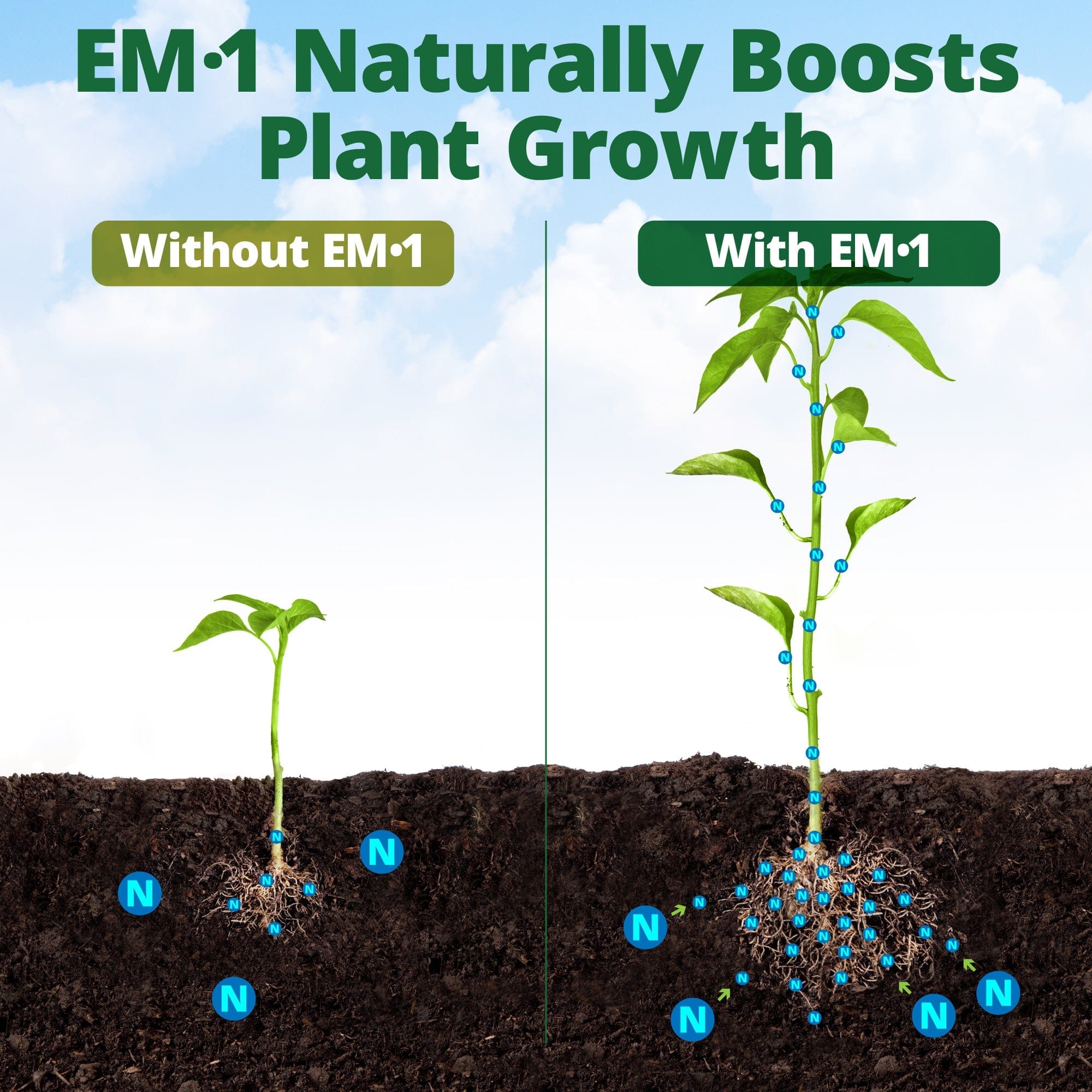 EM-1 Microbial Inoculant Soil Amendment Soil Amendment Teraganix Wholesale 