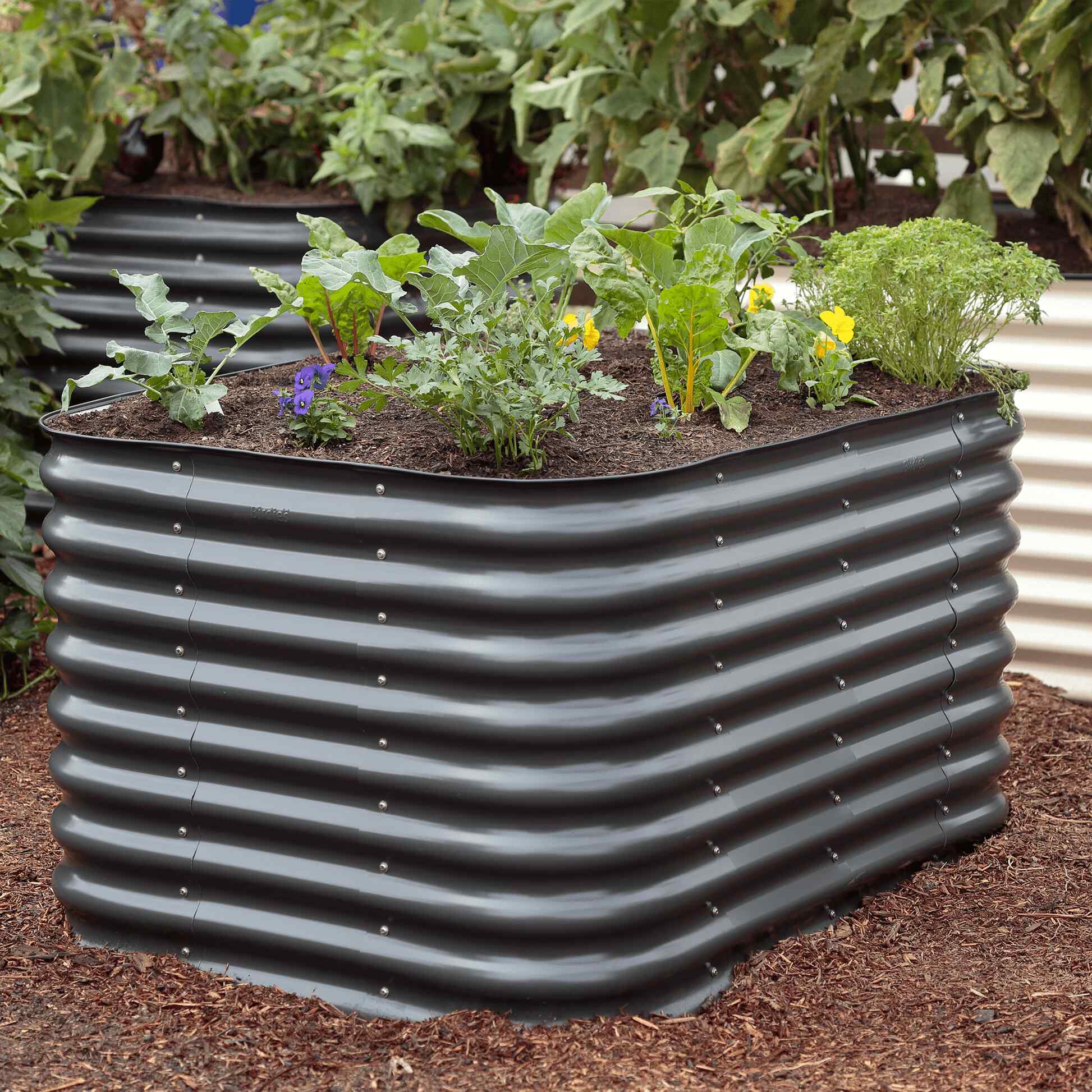 Small Modular Metal Raised Garden Bed Kit - 29” Extra Tall Raised Garden Beds Epic Gardening 