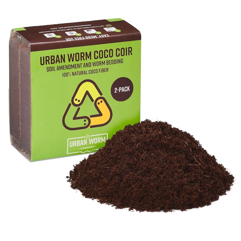 Urban Worm Coco Coir Soil Urban Worm Company 2-Pack 