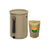 Bokashi Kitchen Compost Bin 2.5 gal. Bokashi Compost Bin Teraganix Wholesale Capuccino Single Bucket + 1 lb bag of Bokashi 