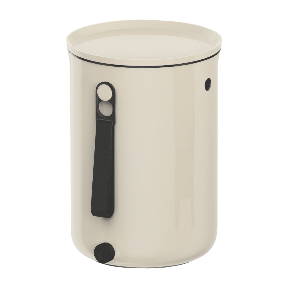 Bokashi Kitchen Compost Bin, 2.5 gal Bokashi Compost Bin TeraGanix Single Bucket + 1 lb bag of Bokashi Cream 