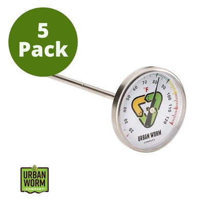 Worm Bin Thermometer 5-Pack Urban Worm Company