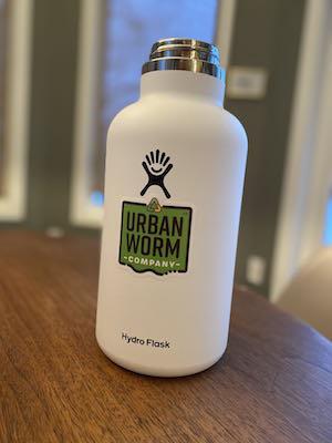 Urban Worm Logo Sticker Urban Worm Company