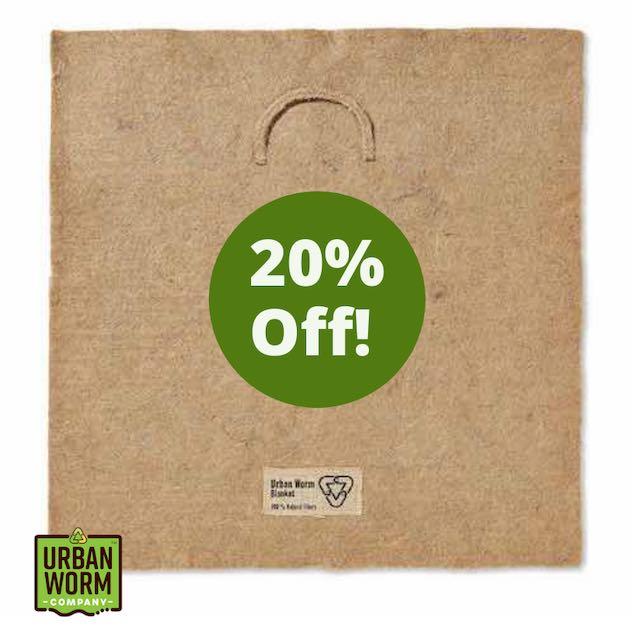 Worm Blanket 2-Pack Subscription - Save 20% Forever! Urban Worm Company 